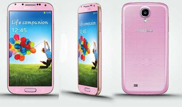 The UK will be getting Pink Galaxy S4 in January
